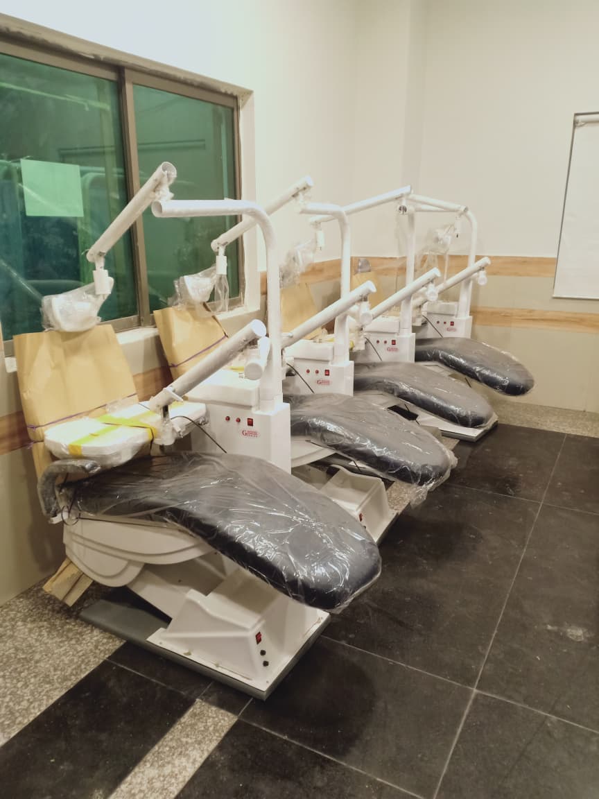 Installation Aesthetic Chair Geona Basic in Physician Collage Islamabad